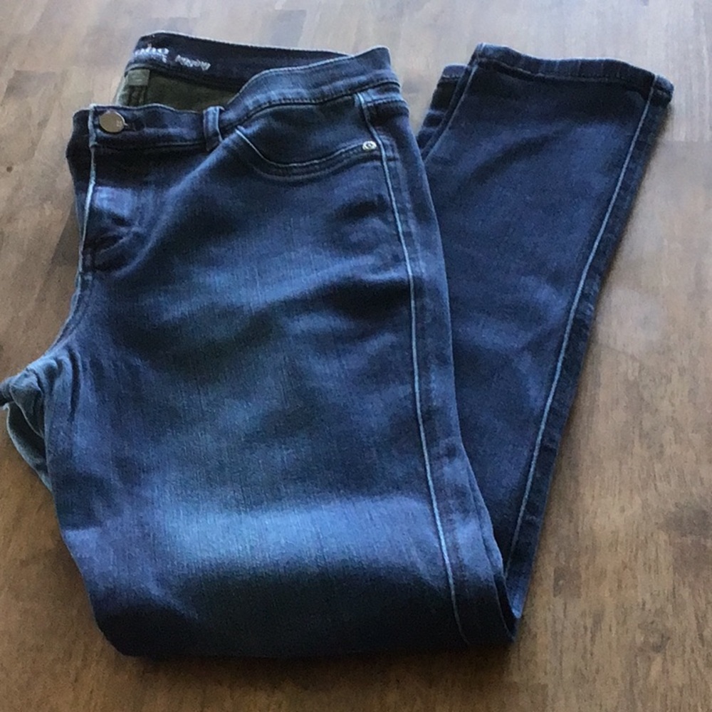 New York & Co. Soho Women's Deep Blue Skinny Jeans sz 10 - Picture 9 of 10